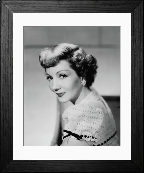 Framed Print : SLEEP, MY LOVE, Claudette Colbert, 1948