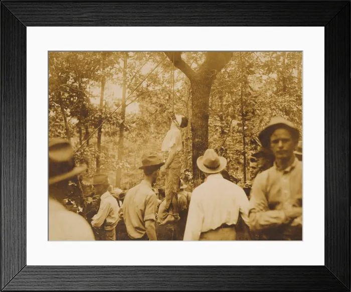 Framed Print : Lynching of Leo Frank (1884-1915), Marietta, Georgia