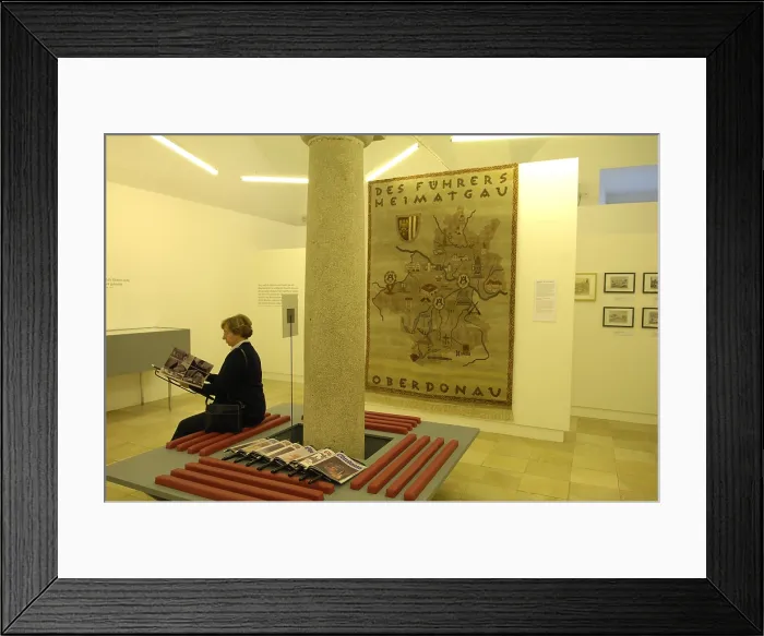 Framed Print : AUSTRIA. Linz. Museum of the Castle. Exhibition 'The Cultural Capital of the Fhrer'. AISA / Everett Collection - Image has fine art copyright