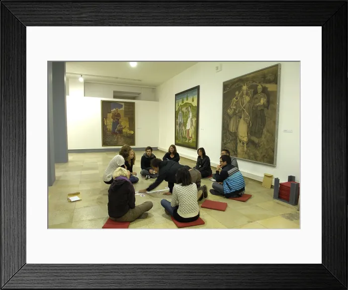 Framed Print : AUSTRIA. Linz. Museum of the Castle. Exhibition 'The Cultural Capital of the Fhrer'. AISA / Everett Collection - Image has fine art copyright