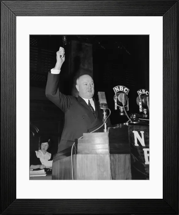 Framed Print : Postmaster and Democratic National Committee Chairman. James Farley. Ca. 1936