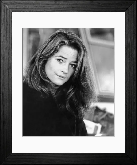 Framed Print : THE SKI BUM, Charlotte Rampling, 1971