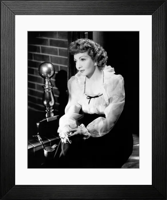 Framed Print : SINCE YOU WENT AWAY, Claudette Colbert, 1944