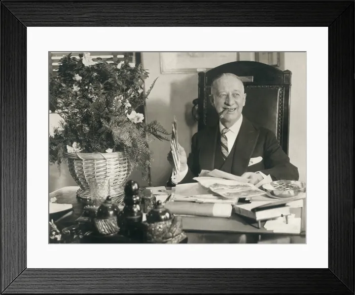 Framed Print : Alfred Smith, former NYC Governor and 1928 Democratic Presidential Nominee. 1932. (BSLOC_2013_6_142)