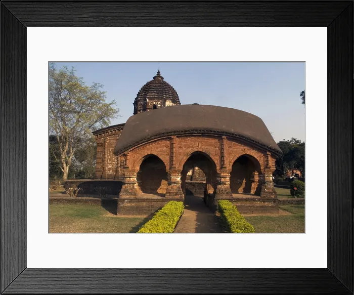 Framed Print : INDIA. Bishnupur. Radhamadhab Temple. - Oscar Elias / Iberfoto / Everett Collection (509308)**US SALES ONLY**
