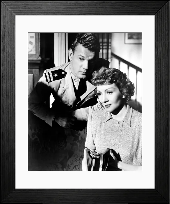 Framed Print : SINCE YOU WENT AWAY, from left, Joseph Cotten, Claudette Colbert, 1944 Framed Print : SINCE YOU WENT AWAY, from left, Joseph Cotten, Claudette Colbert, 1944