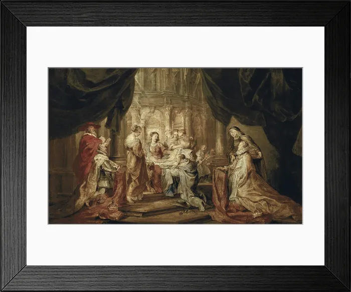 Framed Print : RUBENS, Peter Paul (1577-1640). The Vision of Saint Ildefonso. 1630-1632. Flemish art. Oil on canvas. RUSSIA. Saint Petersburg. State Hermitage Museum. - C