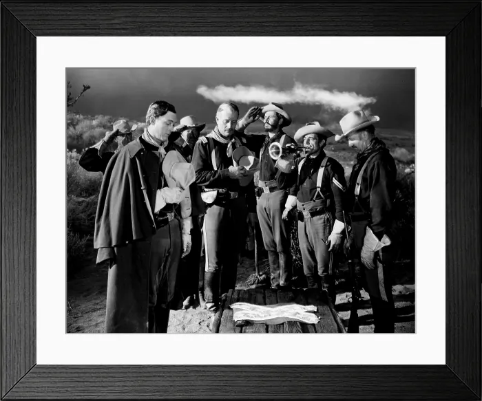 Framed Print : SHE WORE A YELLOW RIBBON, Ben Johnson, John Wayne, 1949