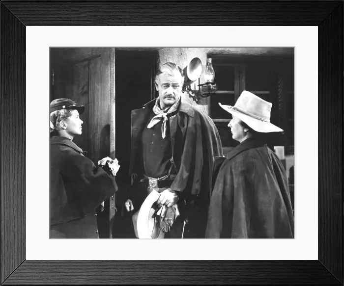 Framed Print : SHE WORE A YELLOW RIBBON, Joanne Dru, John Wayne, Mildred Natwick, 1949 Framed Print : SHE WORE A YELLOW RIBBON, Joanne Dru, John Wayne, Mildred Natwick, 1949