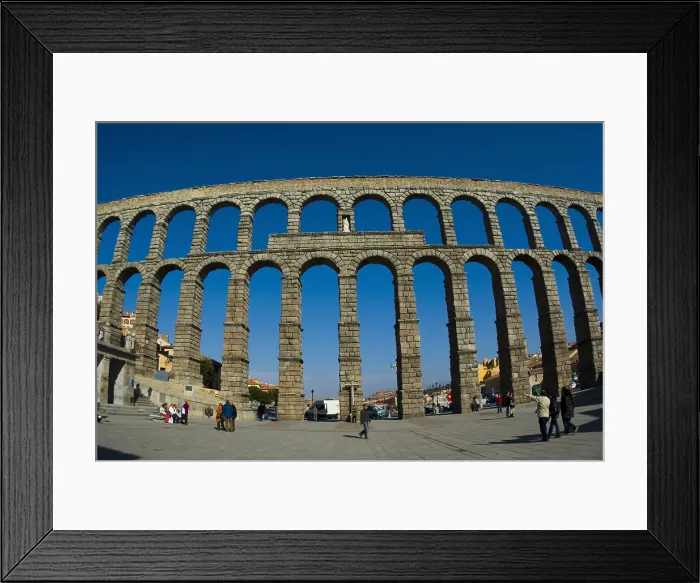 Framed Print : SPAIN. Segovia. Roman aqueduct. Roman art. Early empire1st c. Roman art. Early Empire. Fabrizio Finetti / AISA / Everett Collection (189242)**US SALES ONLY**