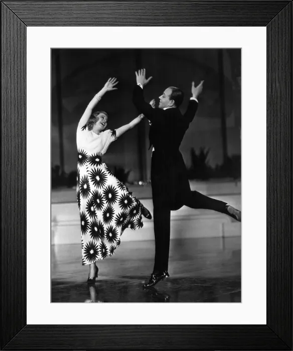Framed Print : SHALL WE DANCE, Ginger Rogers, Fred Astaire, 1937