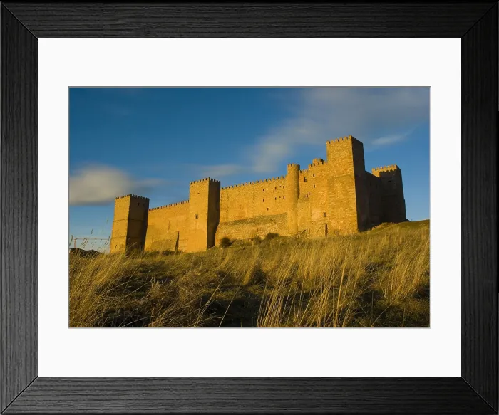 Framed Print : SPAIN. Sigenza. The medieval castle of Siguenza 12th - 14th c. Fabrizio Finetti / AISA / Everett Collection (189257)**US SALES ONLY**
