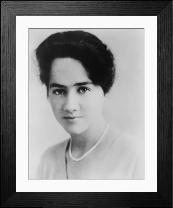 Framed Print : Anne Morrow Lindbergh (1906-2001), was brought up in a wealthy, highly cultured family