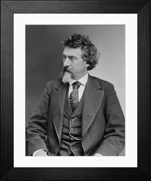Framed Print : Mathew B. Brady (1823-1896), prominent American photographer, created a successful portrait business prior to the U.S. Civil War