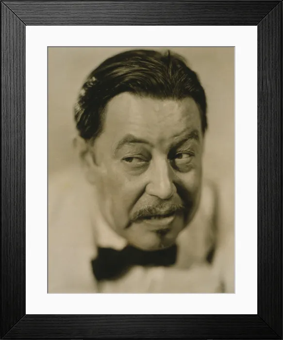 Framed Print : Warner Oland, (1879-1938) was a Swedish-American actor remembered for his role as Chinese detective, Charlie Chan. 1931 portrait Framed Print : Warner Oland, (1879-1938) was a Swedish-American actor remembered for his role as Chinese detective, Charlie Chan. 1931 portrait