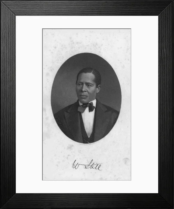 Framed Print : William Still (1821-1902), abolitionist, and author of THE UNDERGROUND RAILROAD, his 1872 account of the Underground Railroad operations in Pennsylvania prior to the U.S