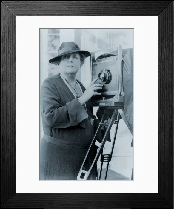 Framed Print : Frances Benjamin Johnston (1854-1951), was one of the first American women to achieve prominence as a photographer. Ca. 1925