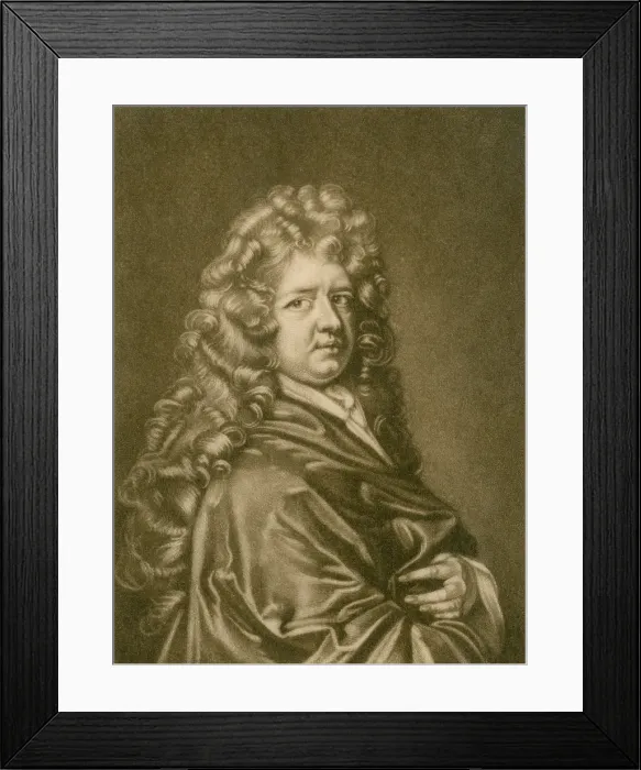 Framed Print : Thomas Betterton (c. 1635-1710), leading English actor of his time, was so highly regarded that he was buried in London's Westminster Abbey