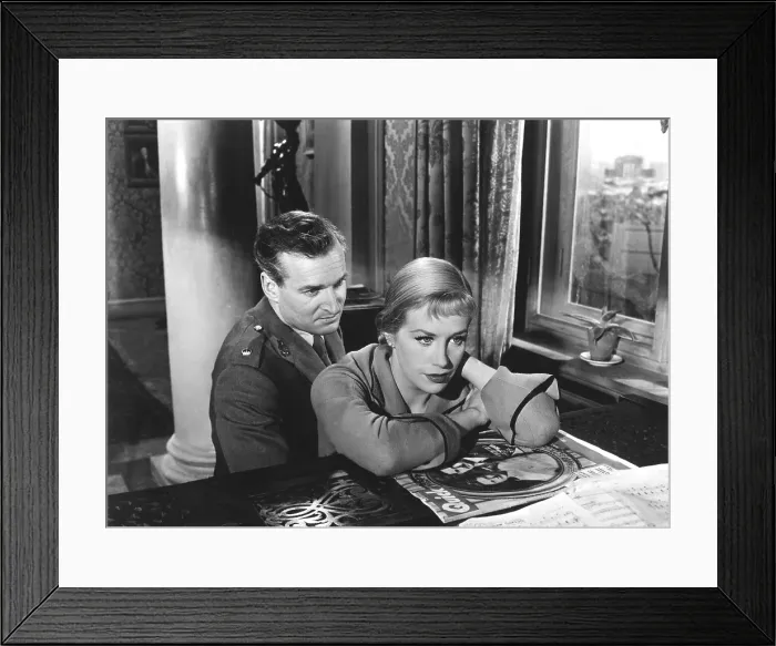 Framed Print : THE MAN BETWEEN, Geoffrey Toone, Hildegarde Knef, 1953