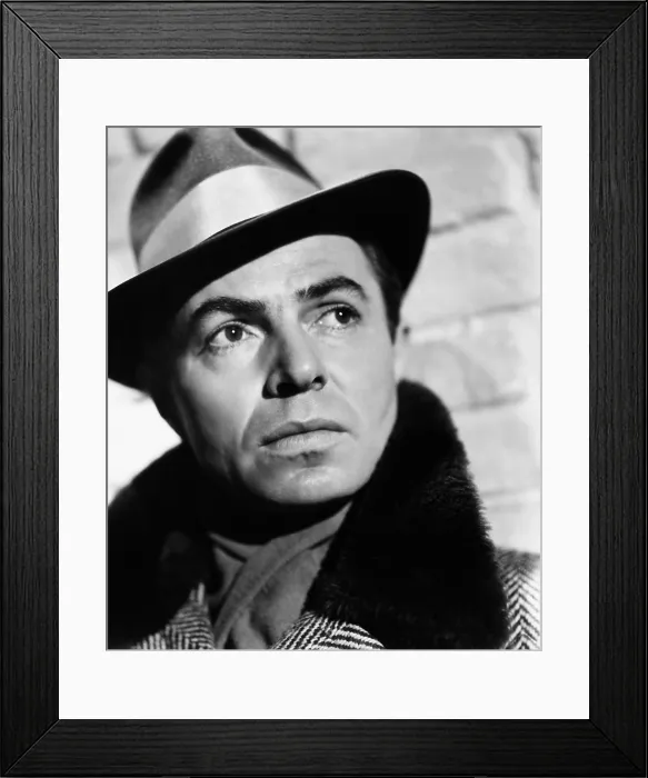 Framed Print : THE MAN BETWEEN, James Mason, 1953 Framed Print : THE MAN BETWEEN, James Mason, 1953