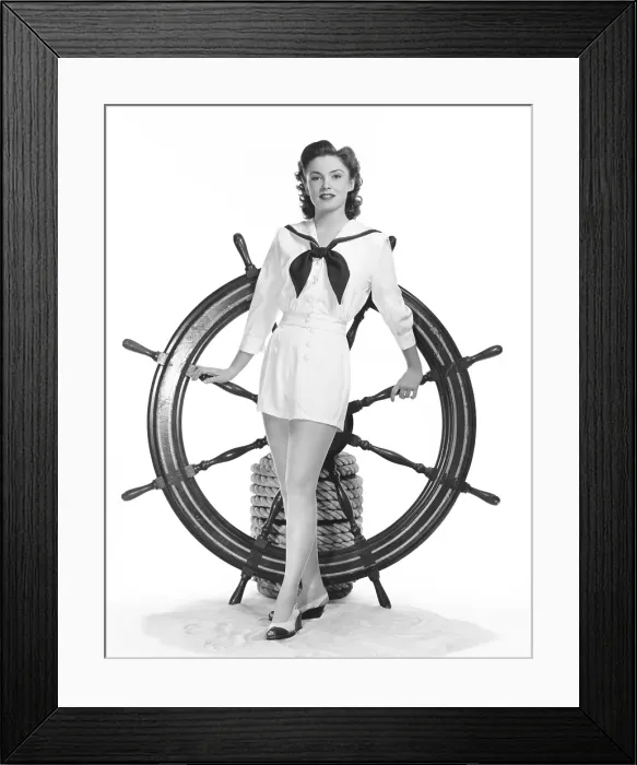 Framed Print : THE SKIPPER SURPRISED HIS WIFE, Joan Leslie, 1950 Framed Print : THE SKIPPER SURPRISED HIS WIFE, Joan Leslie, 1950