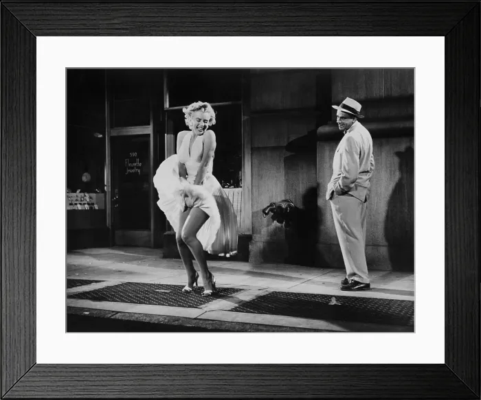 Framed Print : THE SEVEN YEAR ITCH, Marilyn Monroe, Tom Ewell, 1955. TM and Copyright 20th Century Fox Film Corp. All rights reserved. Courtesy: Everett Collection Framed Print : THE SEVEN YEAR ITCH, Marilyn Monroe, Tom Ewell, 1955. TM and Copyright 20th Century Fox Film Corp. All rights reserved. Courtesy: Everett Collection