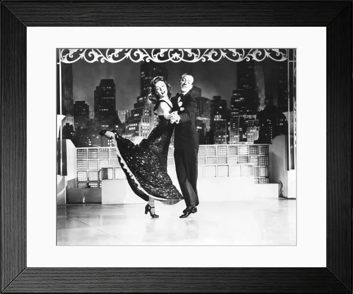 Framed Print : THE SKY'S THE LIMIT, from left: Joan Leslie, Fred Astaire, 1943 Framed Print : THE SKY'S THE LIMIT, from left: Joan Leslie, Fred Astaire, 1943