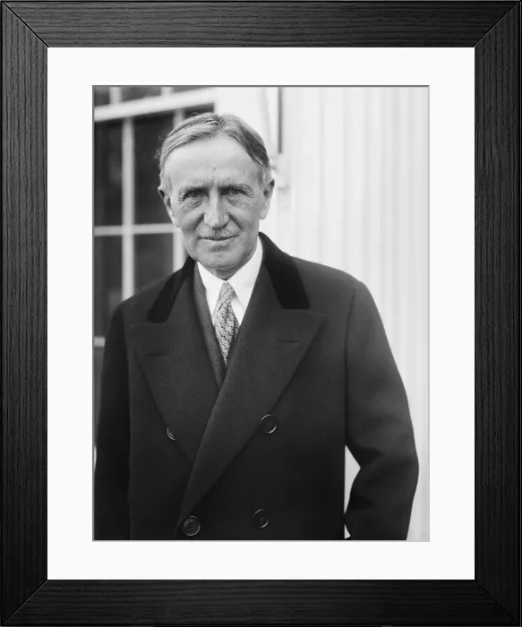 Framed Print : Henry Stimson in 1932 when he was Herbert Hoover's Secretary of State. (BSLOC_2013_6_167)