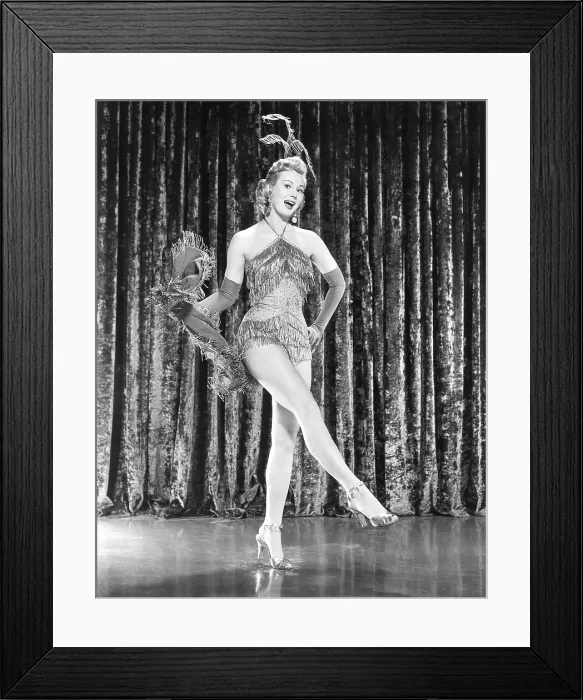 Framed Print : SHE'S WORKING HER WAY THROUGH COLLEGE, Virginia Mayo, 1952