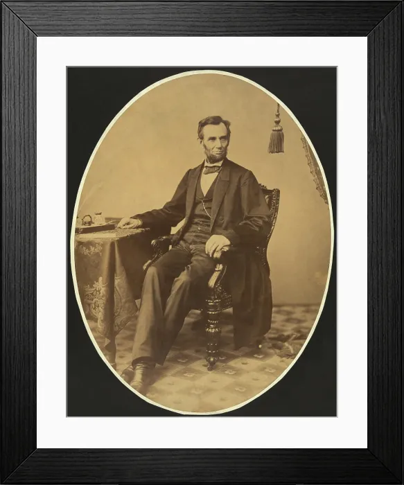 Framed Print : President Abraham Lincoln, little more than a week before he gave the Gettysburg Address Framed Print : President Abraham Lincoln, little more than a week before he gave the Gettysburg Address