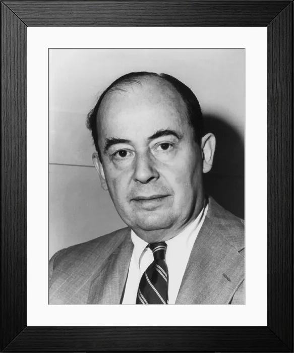 Framed Print : John von Neumann (1903-1957), Hungarian-American mathematician whose work on quantum mechanics, computer science, and game theory transformed nuclear energy, computers Framed Print : John von Neumann (1903-1957), Hungarian-American mathematician whose work on quantum mechanics, computer science, and game theory transformed nuclear energy, computers