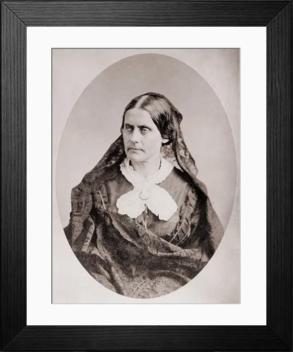 Framed Print : Susan B. Anthony (1820 -1906), American women's rights leader, ca. 1860
