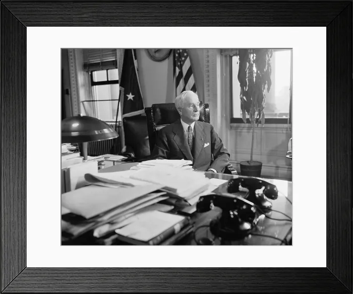 Framed Print : Cordell Hull, Secretary of State during the Franklin Roosevelt Presidency. Ca. 1940