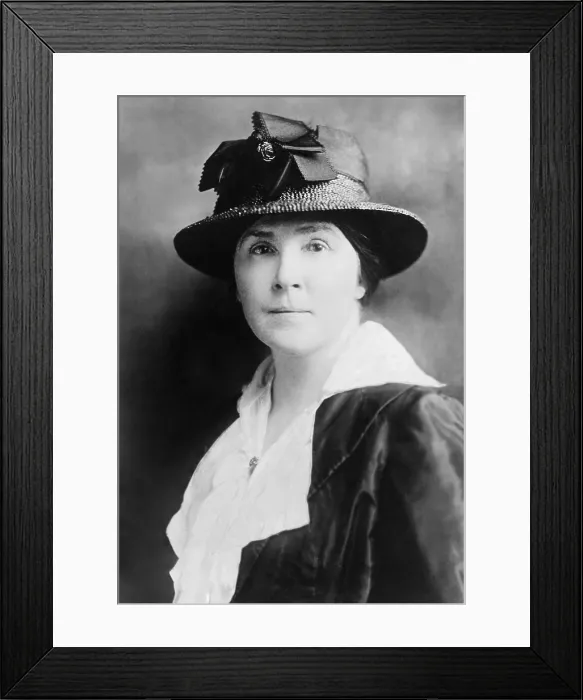 Framed Print : Matilda Gardner, one of the original core of activists who worked with Alice Paul and Lucy Burns when they first came to Washington