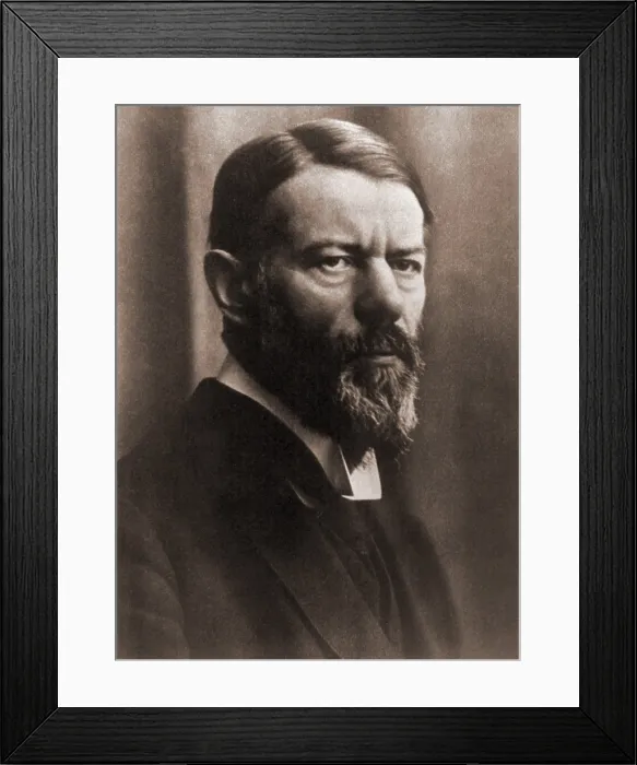Framed Print : Max Weber (1864-1920), German political economist and sociologist, one of the fathers of modern sociology Framed Print : Max Weber (1864-1920), German political economist and sociologist, one of the fathers of modern sociology