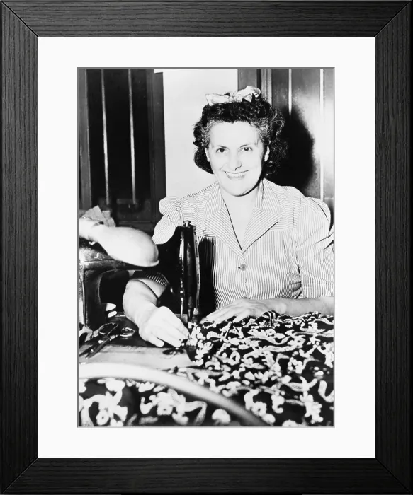 Framed Print : Rose Pesotta (1896-1965), feminist labor organizer and vice president within the International Ladies Garment Workers Union