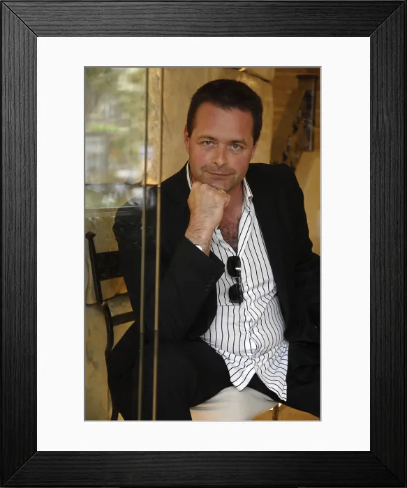 Framed Print : Patrick Graham. French writer. Oscar Elias / AISA / Everett Collection (189441)**US SALES ONLY**