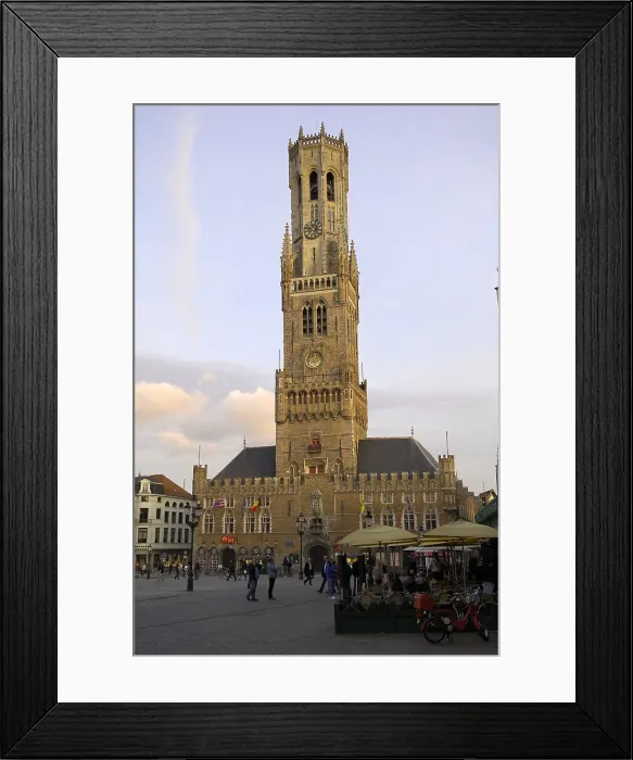 Framed Print : BELGIUM. Bruges. Stock Exchange and City Tower (Belfort). AISA / Everett Collection**US SALES ONLY** Framed Print : BELGIUM. Bruges. Stock Exchange and City Tower (Belfort). AISA / Everett Collection**US SALES ONLY**