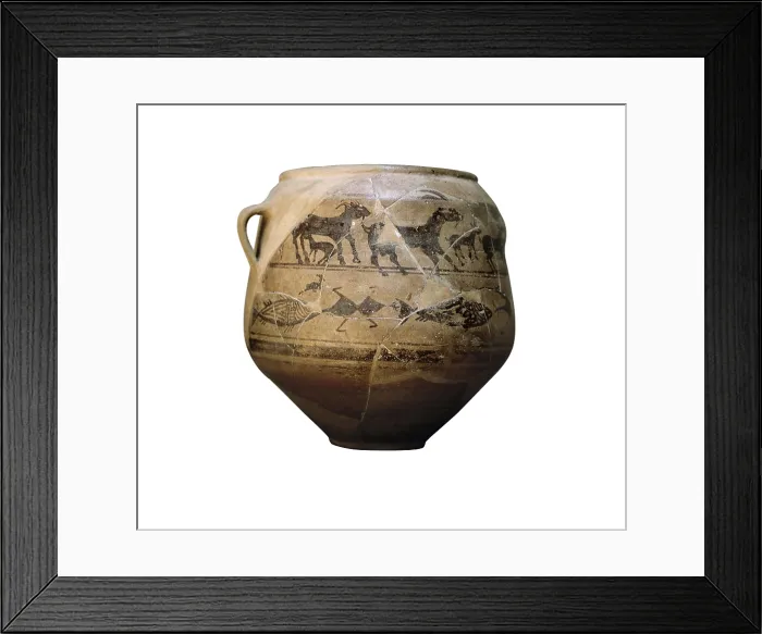 Framed Print : Vase of the Goats. 4th c. BC. Found at the Tomb 80. Iberian art. Ceramics. SPAIN. Murcia. Murcia Museum. Proc: SPAIN. Murcia. Necropolis of Cabecico del Tesoro. - J Framed Print : Vase of the Goats. 4th c. BC. Found at the Tomb 80. Iberian art. Ceramics. SPAIN. Murcia. Murcia Museum. Proc: SPAIN. Murcia. Necropolis of Cabecico del Tesoro. - J