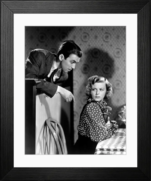 Framed Print : THE SHOP AROUND THE CORNER, James Stewart, Margaret Sullavan, 1940, annoyed while waiting for her date Framed Print : THE SHOP AROUND THE CORNER, James Stewart, Margaret Sullavan, 1940, annoyed while waiting for her date