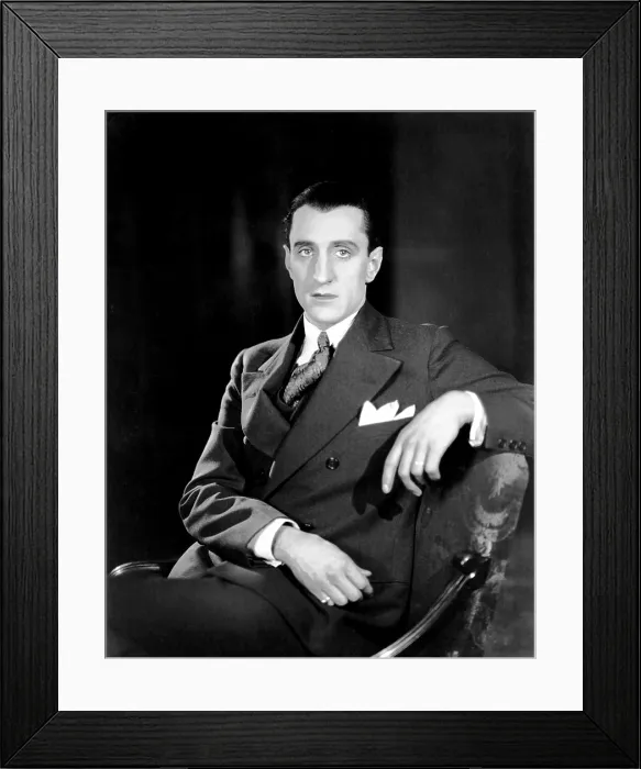 Framed Print : THE MASKED BRIDE, Basil Rathbone, 1925