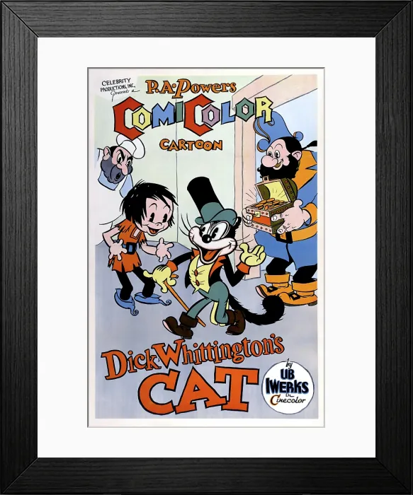 Framed Print : DICK WHITTINGTON'S CAT, 1936 Framed Print : DICK WHITTINGTON'S CAT, 1936