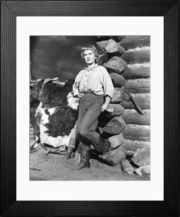 Framed Print : SHANE, Jean Arthur, 1953 Framed Print : SHANE, Jean Arthur, 1953