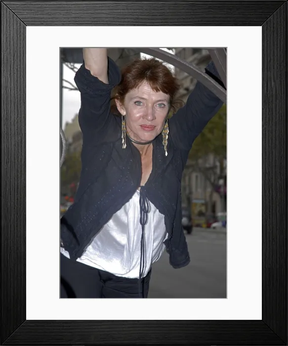 Framed Print : HustonNancy (1953 - ). Canadian-born novelist. Oscar Elias / AISA / Everett Collection (189468)**US SALES ONLY**
