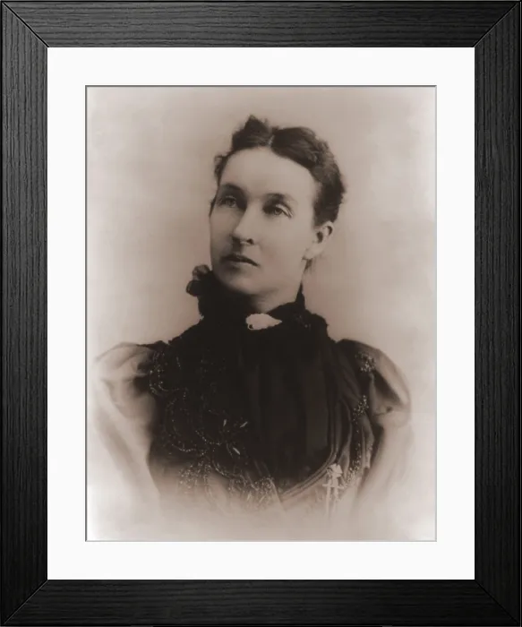 Framed Print : Mary Elizabeth Lease (1853-1933), American populist who campaigned against Wall Street, big business, banks, and railroads for their exploitation of mid-western farmers. Ca. 1890