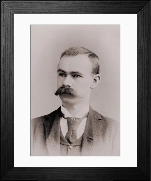 Framed Print : Herman Hollerith (1860-1929), American inventor of a punch card tabulating machine for automating the 1890 U.S. Census Framed Print : Herman Hollerith (1860-1929), American inventor of a punch card tabulating machine for automating the 1890 U.S. Census