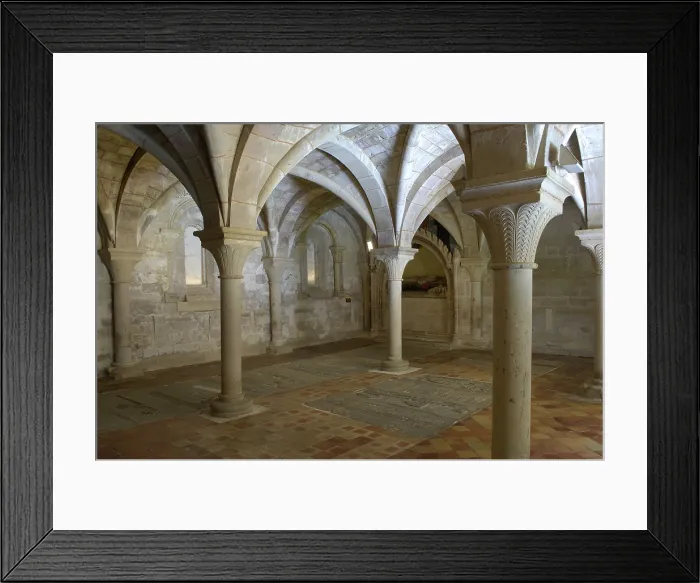 Framed Print : Monastery of Veruela. 1146. SPAIN. Vera de Moncayo. Chapter Hall (13th c.). Cistercian art. Architecture. AISA / Everett Collection**US SALES ONLY**