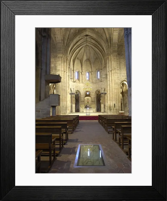 Framed Print : Monastery of Veruela. 1146. SPAIN. Vera de Moncayo. Church. Cistercian art. Architecture. AISA / Everett Collection**US SALES ONLY** Framed Print : Monastery of Veruela. 1146. SPAIN. Vera de Moncayo. Church. Cistercian art. Architecture. AISA / Everett Collection**US SALES ONLY**