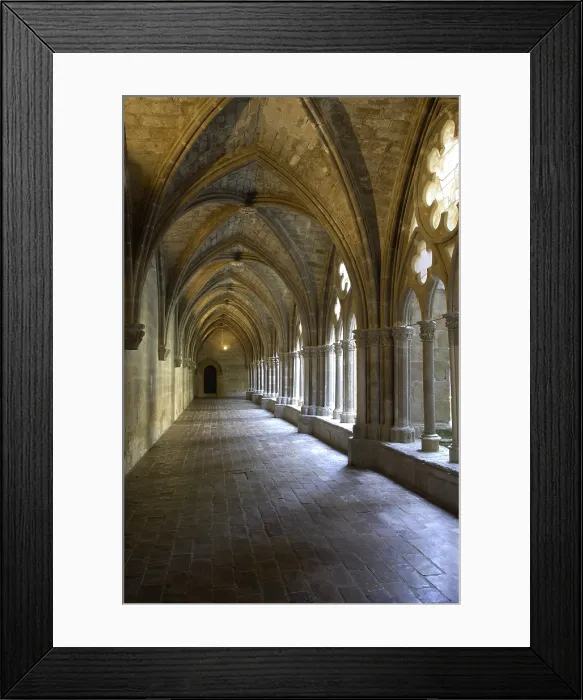 Framed Print : Monastery of Veruela. 1146. SPAIN. Vera de Moncayo. Cloister. Cistercian art. Architecture. AISA / Everett Collection**US SALES ONLY** Framed Print : Monastery of Veruela. 1146. SPAIN. Vera de Moncayo. Cloister. Cistercian art. Architecture. AISA / Everett Collection**US SALES ONLY**