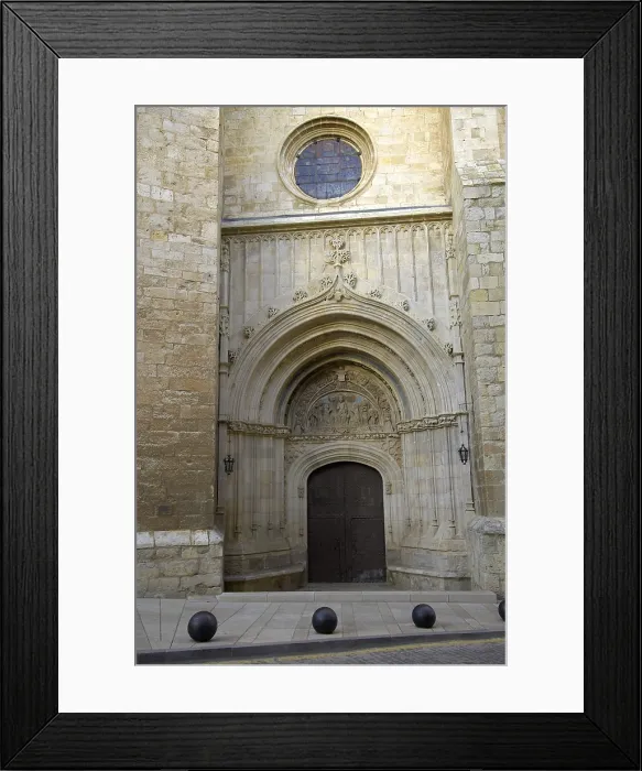 Framed Print : SPAIN. Daroca. Collegiate Church of Santa Mara de los Corporales. Gate of Mercy (15th c.). Gothic art. Architecture. AISA / Everett Collection**US SALES ONLY**